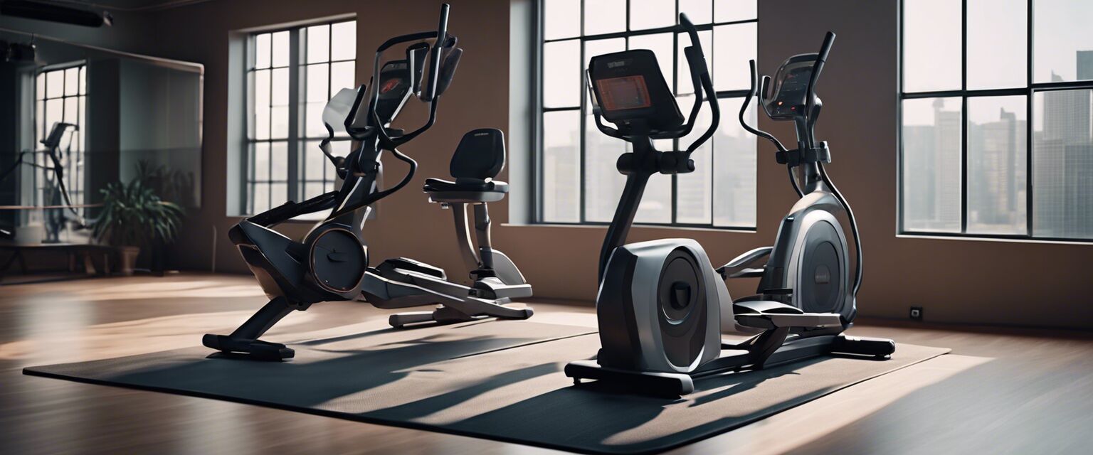 Elliptical machine for cardio training