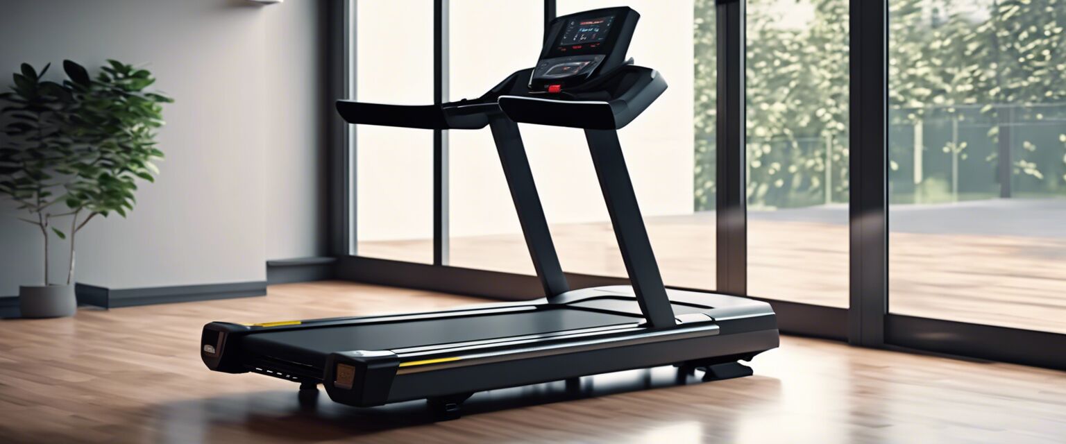 Treadmill for cardio workouts